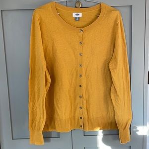 Old Navy button up golden rod XL cardigan